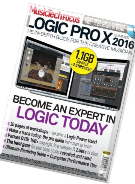 MusicTech Focus Series – Logic Pro X Summer 2016 Cover