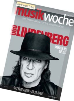 Musikwoche – N 15, 8 April 2016