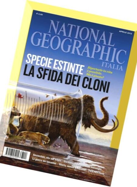 National Geographic Italia – Aprile 2013 Cover