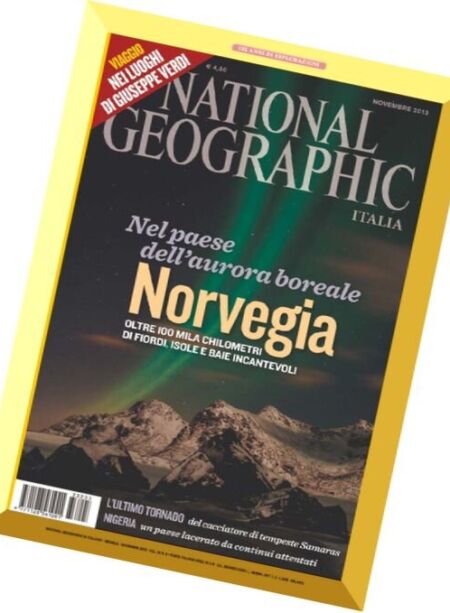 National Geographic Italia – Novembre 2013 Cover