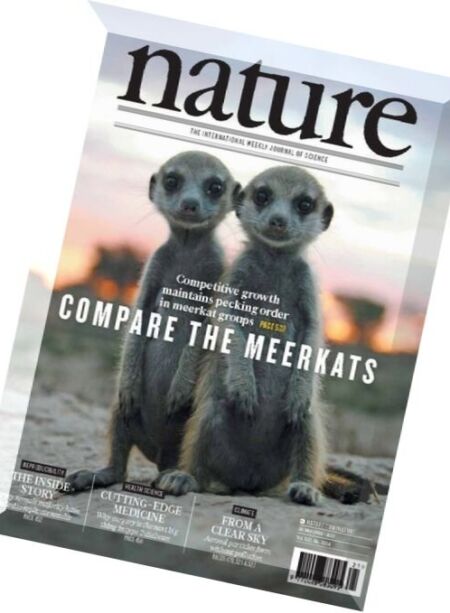 Nature Magazine – 26 May 2016 Cover