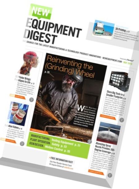 New Equipment Digest – May 2016 Cover