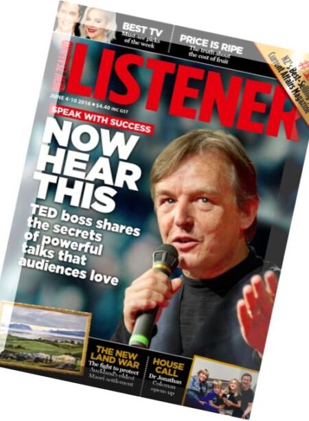 New Zealand Listener – 4 June 2016 Cover
