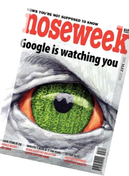 Noseweek – May 2016 Cover