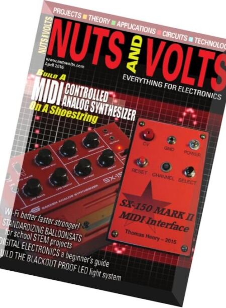 Nuts and Volts – April 2016 Cover
