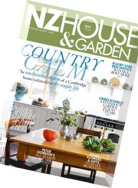 NZ House & Garden – May 2016 Cover