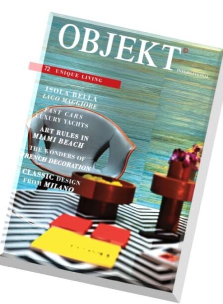 OBJEKT International – March 2016 Cover