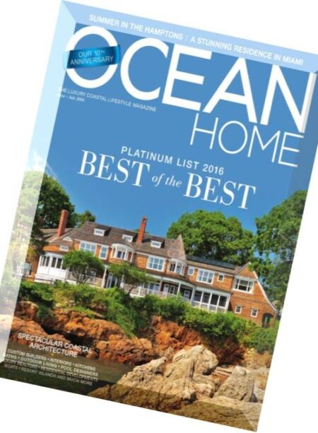 Ocean Home – June-July 2016 Cover