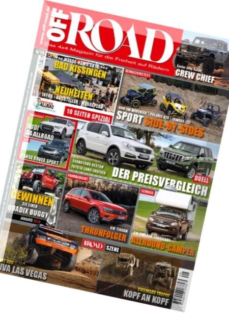Off Road – Juni 2016 Cover