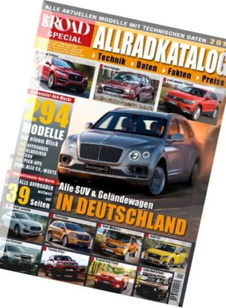 Off Road Special – Allradkatalog 2016 Cover
