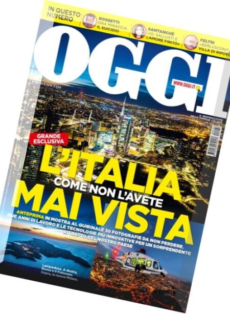Oggi – 25 Maggio 2016 Cover