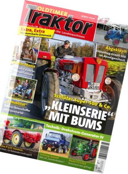Oldtimer Traktor – Juni 2016 Cover