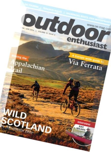 Outdoor Enthusiast – March-April 2016 Cover