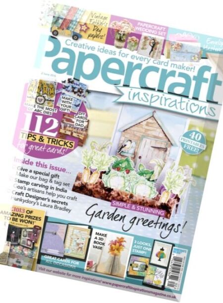 Papercraft Inspirations – June 2016 Cover