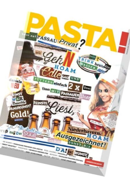 PASTA! – Mai 2016 Cover