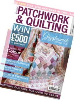 Patchwork and Quilting – June 2016