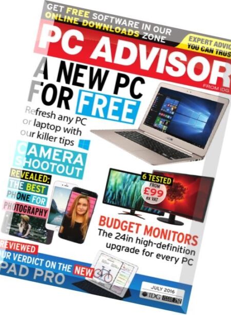 PC Advisor – July 2016 Cover