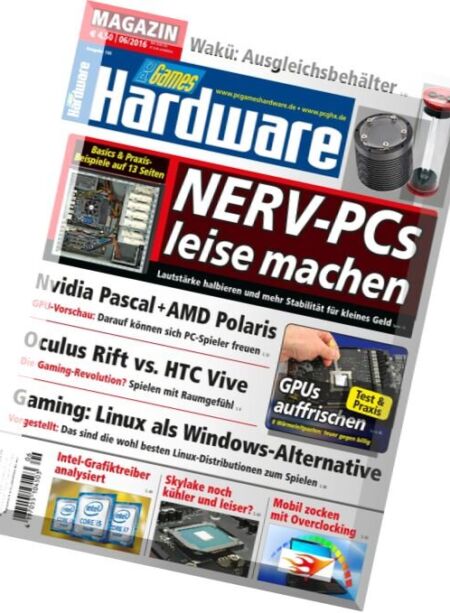 PC Games Hardware – Juni 2016 Cover