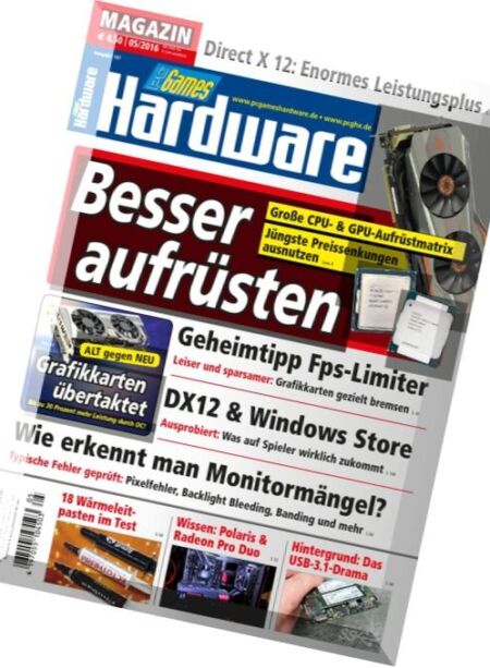 PC Games Hardware – Mai 2016 Cover