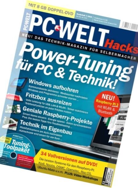 PC-Welt Sonderheft Hacks – April-Juni 2016 Cover