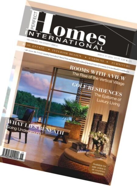 Perfect Homes International – Issue 16, 2016 Cover