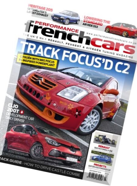 Performance French Cars – July-August 2016 Cover