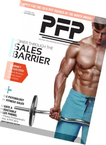 Personal Fitness Professional – March-April 2016 Cover