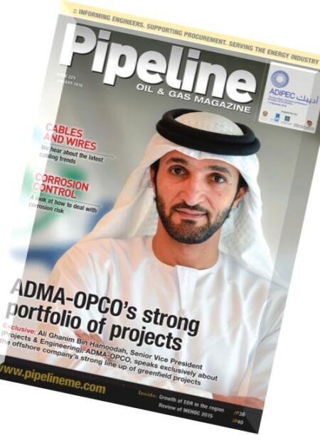 Pipeline Oil & Gas Magazine – January 2016 Cover