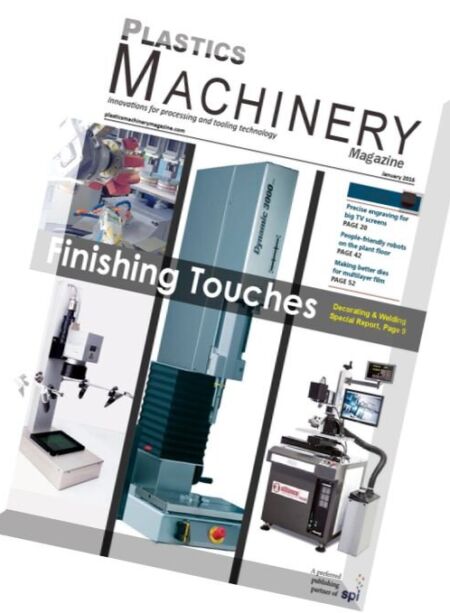 Plastics Machinery Magazine – January 2016 Cover