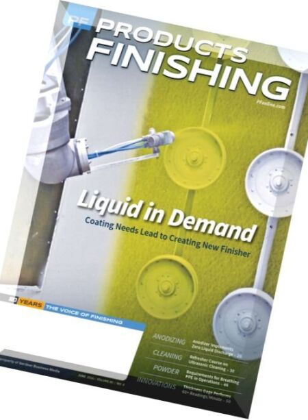 Products Finishing – June 2016 Cover