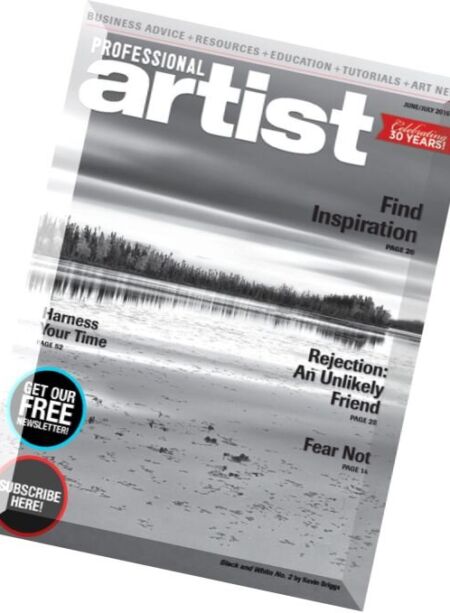 Professional Artist – June-July 2016 Cover