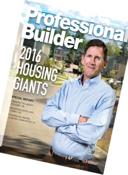 Professional Builder – May 2016 Cover