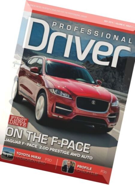 Professional Driver – May 2016 Cover