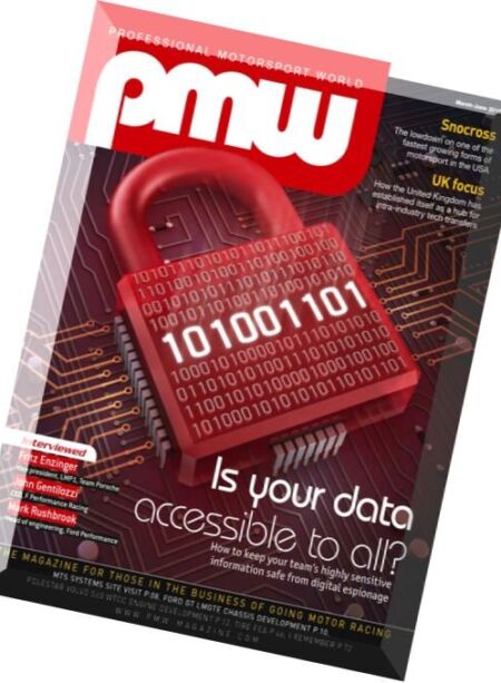 Professional Motorsport World – March-June 2016 Cover