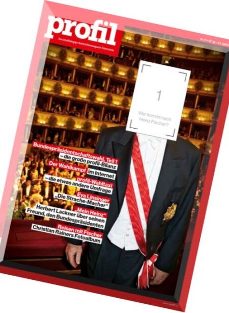 Profil – 23 April 2016 Cover