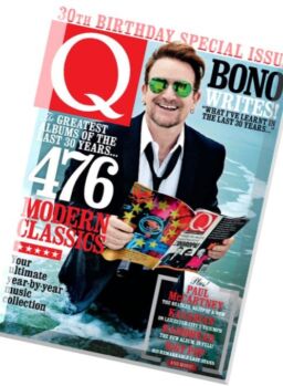 Q Magazine – 30th Birthday issue 2016