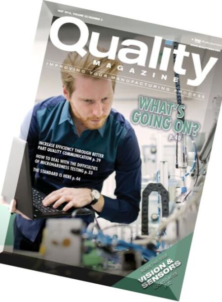 Quality Magazine – May 2016 Cover