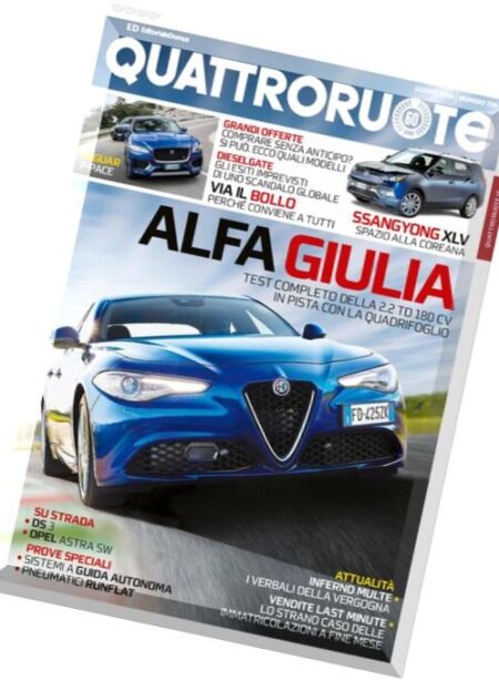 Quattroruote – Giugno 2016 Cover