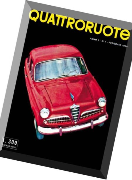 Quattroruote Italia – Febbraio 1956 Cover