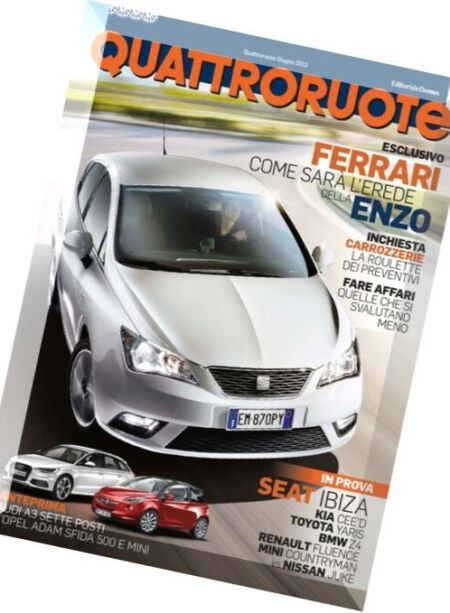 Quattroruote Italia – Giugno 2012 Cover