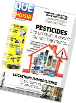 Que Choisir – Avril 2016