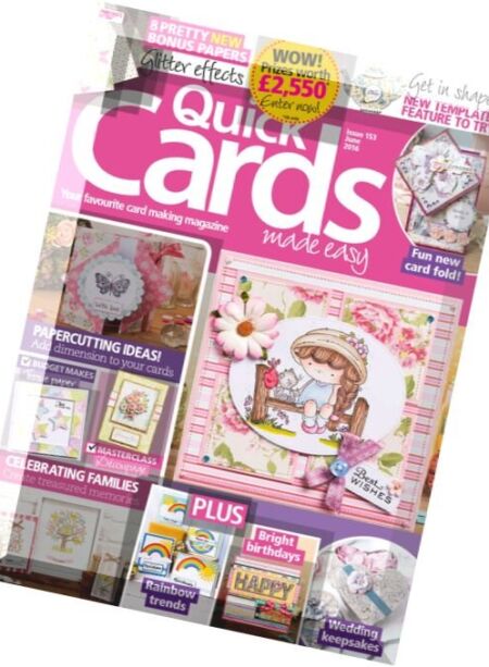 Quick Cards Made Easy – June 2016 Cover