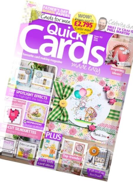 Quick Cards Made Easy – May 2016 Cover