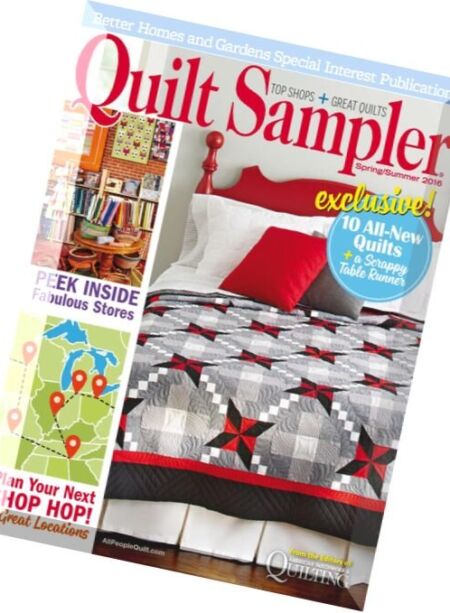 Quilt Sampler – Spring-Summer 2016 Cover