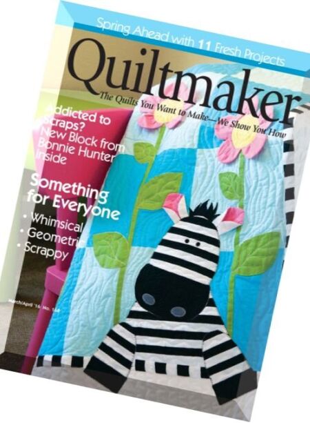 Quiltmaker – March-April 2016 Cover
