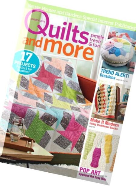 Quilts and More – Summer 2016 Cover