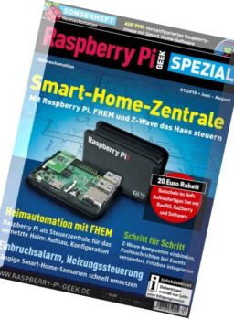 Raspberry Pi Geek Spezial – Juni-August 2016