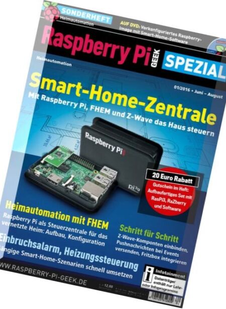 Raspberry Pi Geek Spezial – Juni-August 2016 Cover
