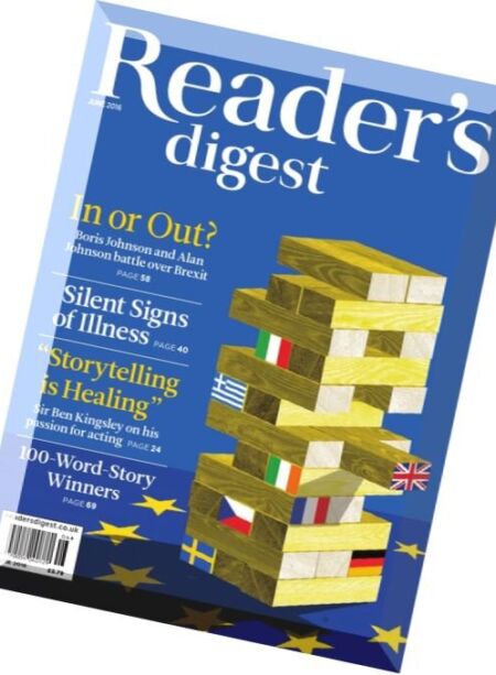 Reader’s Digest UK – June 2016 Cover