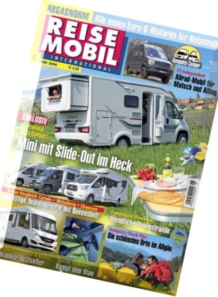Reisemobil International – Juni 2016 Cover